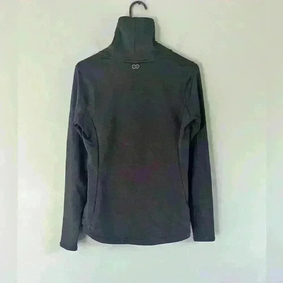 Calia by Carrie Underwood Warm Athletic Turtleneck Sz M Black Leopard Print - Picture 3 of 12